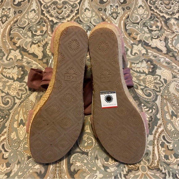NWT UGG Trina Wedge Pink Dawn Women’s Sz.7.5 - Picture 10 of 12